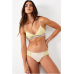 Bralette y Tanga Semibrasilera - Pía Nude-Amarillo