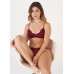 Bralette y Panty - Water Vino Tinto