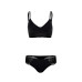 Bralette y Panty - Wings Negro