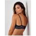 Bralette y Tanga Cachetero - Pía Negro