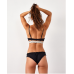 Bralette y Tanga Semibrasilera - Sustancial Negro