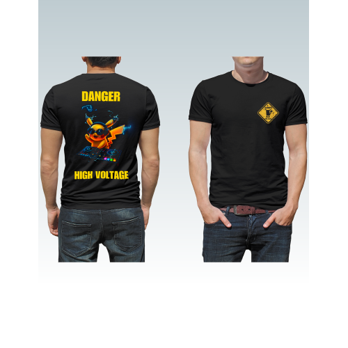 Camiseta Sublimada Personalizada - DJ Pikachu