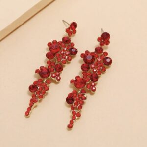 Aretes piedra roja