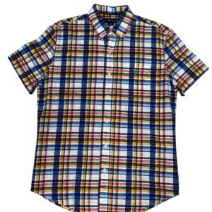 Camisa manga corta a cuadros