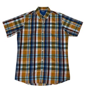Camisa manga corta a cuadros
