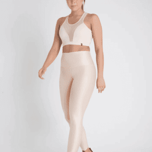 Leggings Metálico Champán