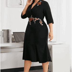 Vestido bajo cola de pez