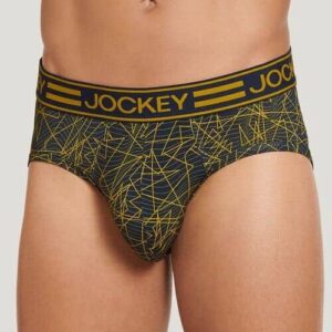 Brief Jockey Microfibra Black & Gold GEO