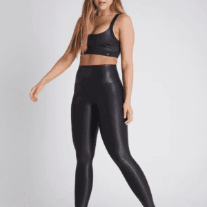Leggings Metálico Negro