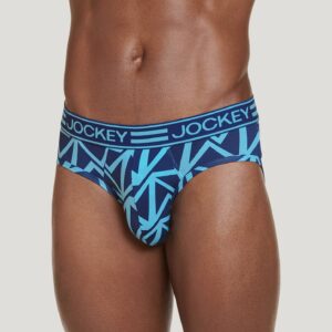 Brief Jockey Microfibra Ice Blue Lines