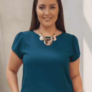 Blusa RoseMiel Teal