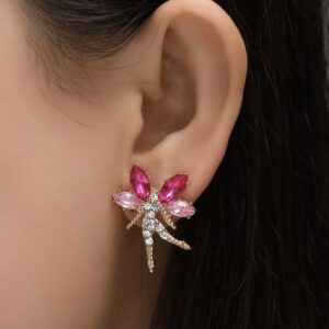 Aretes de Adas Fucsia y Rosado