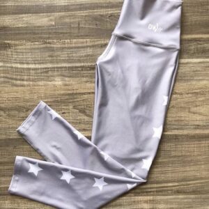 Leggings Estampado Gris con Estrellas