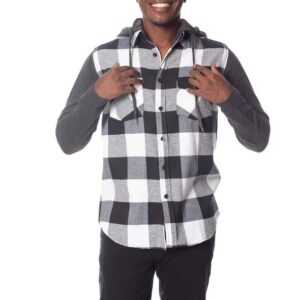Hoodie Franela de cuadros