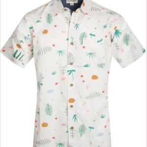 Camisa manga corta Leaves