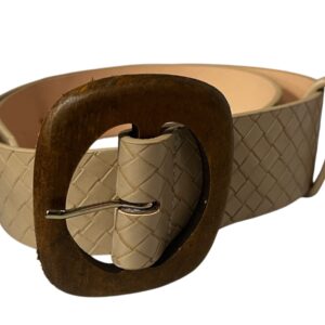 Cinturón Hebilla de Madera