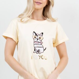 Blusa TABA Amarillo Mantequilla Pug