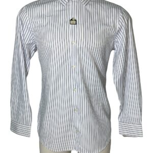 Camisa Manga Larga Blanca de Rayas