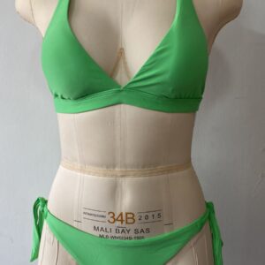 Vestido de baño verde Bikini Top