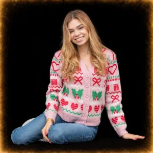Cárdigan Navideño | Holly