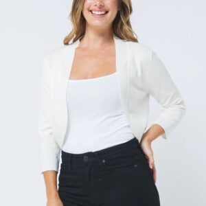 Bolero Cielo Azul y Blanco