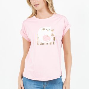 Blusa TABA Rosada y Azul Mom