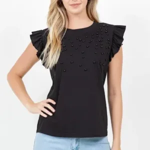 Blusa TABA Pearl Studded