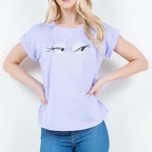Blusa TABA Lashes & Pearls