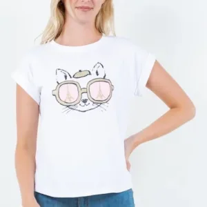 Blusa TABA Paris Cat