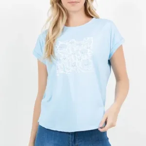 Blusa TABA Flower Maze