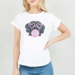 Blusa TABA Bubble Gum Dog