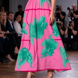 Falda Fucsia Estampada