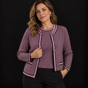 Abrigo y Blusa Tejidos